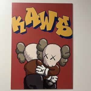 Kaws metal wall decals